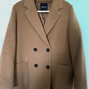 Madewell Hollis Coat in Size L (Brown/Tan)